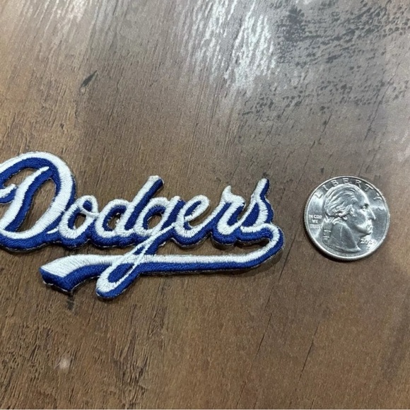 Vtg LA DODGERS EMBROIDERED Iron On PATCH MLB BASEBALL - Picture 5 of 5